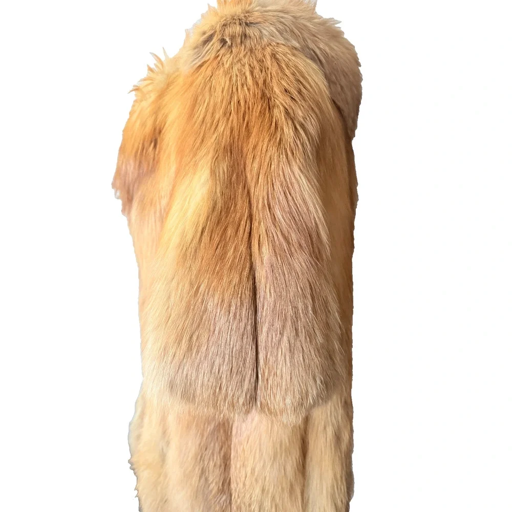 Saks Fifth Avenue Golden Fur Jacket - Picture 4 of 16